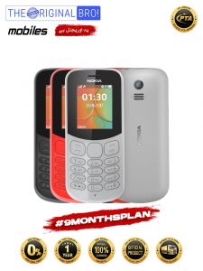 Nokia 130 - PTA Approved (Official) - 1 Year Official Brand Warranty - Easy Installment - The Original Bro Mobiles-TOB007
